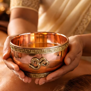 Bol en cuivre Panchakarma, bol en cuivre Shirodhara, équipement de thérapie ayurvédique, fournitures de spa bien-être, outils de guérison holistique - Product Image 3