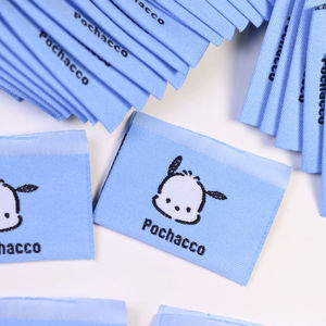 Wholesale Custom Made <b>Iron</b> <b>on</b> Labels Clothing Brand Waterproof Garment Clothes Damask Main Woven Labels With Sizes - Product Image 6