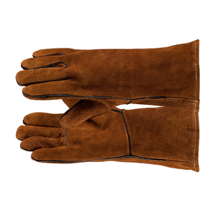 ถุงมือเชื่อมหนังปลอดภัยถุงมือเชื่อมด้วยฝ่ามือเสริม - Product Image 5