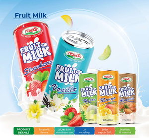 Wholesale Price Bubble Tea Shake Fruity Flavor 330ml Aluminum Can Private <b>Label</b> Vietnam Beverage Manufacturer Vietnam - Product Image 6