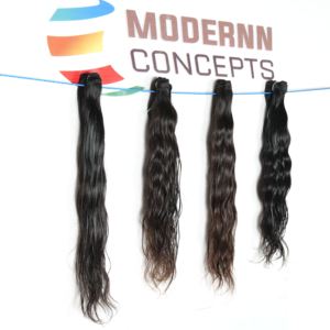 Extensions humaines vietnamiennes naturelles ondulées/bouclées naturelles à cuticule alignée vierge Remy de 8 à 32 pouces provenant du vendeur-sans traitement chimique - Product Image 6