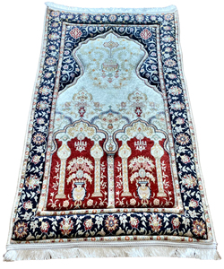 Tappeto da preghiera imbottito in rilievo in schiuma spessa 2.5 CM turco imbottito morbido tappetino di preghiera islamico Sejadah Janamaz pieghevole lavabile