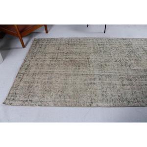 Tapis turc vintage, tapis de 4,9 x 8,3 pieds, tapis persan gris vert - Product Image 3