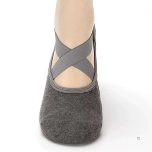 Factory Price Youth Yoga <b>Ankle</b> <b>Socks</b> for Elegant <b>Women</b> Ballet Dance Barefoot Workout Eco-Friendly Anti-Slip Cotton Made Vietnam - Product Image 6