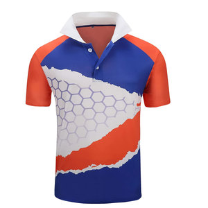 Superbe polo de golf en coton tricoté élastique de haute qualité pour homme, manches courtes, idéal pour les affaires - Collection Super Septembre - Product Image 2