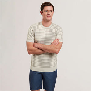 Camiseta ecológica de cuello redondo orgánico de alta calidad de 100% algodón con forro fabricado por Huzaifa Products - Product Image 1