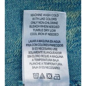 Étiquette de soin lavable Tyvek sur mesure de 2,5 pouces pour vêtements, étiquette pliée en satin avec logo personnalisé, étiquettes de vêtements durables - Product Image 2