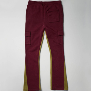 Pantalon de survêtement évasé pour homme, pantalon de jogging personnalisé, pantalon évasé respirant 100% coton, pantalon évasé empilé pour homme, vente en gros - Product Image 2