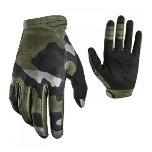 Gants de course unisexes en cuir PU conçus pour les sports cyclistes, offrant une protection complète des doigts et un design personnalisable - Product Image 1