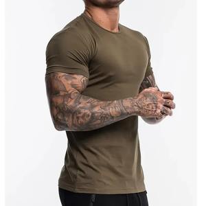 Crew Fitness Chemises imprimées avec logo personnalisé 100% coton et bambou Séchage rapide Respirant O-Neck Anti-Pilling Doux Confortable - Product Image 1