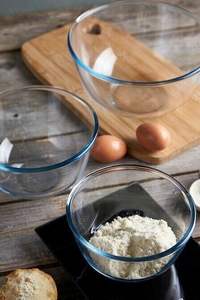 ชามแก้วใสสำหรับใส่ผลไม้ใช้ในชีวิตประจำวันชามใส่ป๊อปคอร์นแบบโค้งมน - Product Image 3