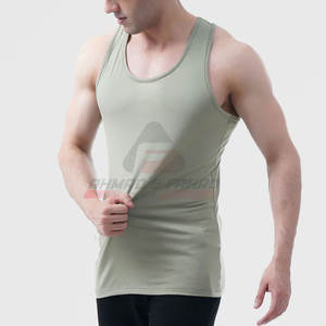Camiseta sin mangas de venta directa de fábrica, camiseta sin mangas de tela transpirable de alta calidad para hombres, camiseta sin mangas para ejercicio de gimnasio - Product Image 2