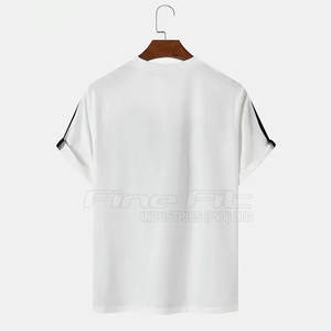 Camiseta de manga corta para hombre Color personalizado 100% algodón Último diseño para ropa de verano - Product Image 2