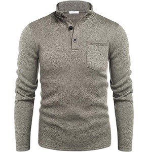 Pull-over décontracté en polaire thermique pour homme, haut de qualité supérieure - Product Image 2