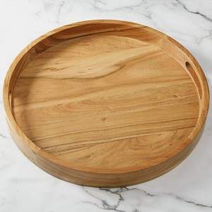 Vente chaude Plateau De Luxe En Bois Décor De Table avec Impression Personnalisée Home Party De Mariage À La Main Plateau De Service - Product Image 2