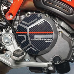 Adesivi Protettivi 3D per Carter Motore Ducati Hypermotard 950 SP 2019-25, Tamponi Serbatoio Moto Compatibili con Modelli 2019-25 - Product Image 1