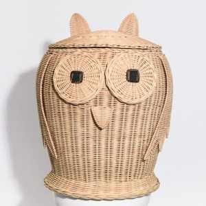 Cestas de ratán de gran calidad, cestas de almacenamiento trenzadas, cestas para ropa sucia, para la decoración de la habitación de bebés, niños y niñas - Product Image 1