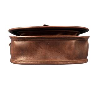 Élégant Vintage en cuir véritable bandoulière sac à main femmes Durable petit croisé épaule sac à main deux poignées fermeture à glissière - Product Image 2