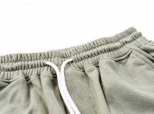Premium Quality Custom Embroidered <b>Fleece</b> <b>Shorts</b> 100% Cotton Solid Pattern for Gym Lounge Everyday Wear - Product Image 5