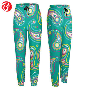 Pantalones de chándal estampados de último estilo de cintura alta para mujer, pantalones y pantalones de entrenamiento con diseño de logotipo propio - Product Image 4