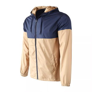 Veste à capuche résistante à l'eau coupe-vent légère en peau de marine pour hommes pour les activités de plein air - Product Image 3