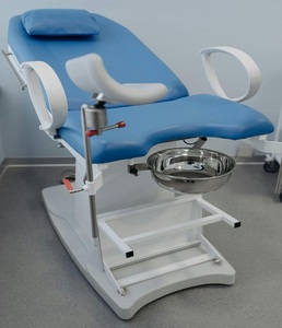 La jambe réglable de chaise d'examen de gynécologie soutient le bassin d'acier inoxydable utilisation de clinique d'hôpital conception confortable Rishan Global - Product Image 2