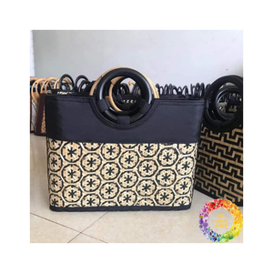 กระเป๋าชายหาดหญ้าทะเลทำด้วยมือกระเป๋าฟางที่ทนทานพร้อมกระเป๋าด้านในเหมาะสำหรับการออกนอกบ้านในฤดูร้อนและการใช้แฟชั่นทุกวัน - Product Image 3