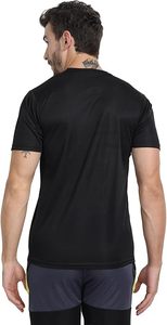 Camiseta Dri Fit con estampado personalizado de diseño OEM para hombre, camisetas de entrenamiento de gimnasio con material de poliéster de alta calidad para hombre - Product Image 3