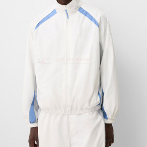 Chaqueta Casual para Hombre de la Mejor Calidad, Hecha a Medida, Transpirable, Ecológica, de Poliéster Tejido, con Cuello Camisero, Cierre de Cremallera Frontal y Logotipo - Product Image 2