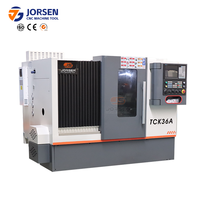 Tour CNC de haute qualité, nouveau modèle TCK36A TCK46A, contrôlé par GSK, avec tourelle motorisée à 12 postes pour le traitement des métaux