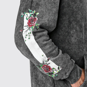 Pull à capuche surdimensionné unisexe brodé avec logo personnalisé Vente en gros en vrac Sweat à capuche d'hiver doublé en polaire uni pour hommes et femmes - Product Image 5