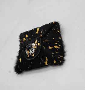 Pochette de soirée élégante de qualité supérieure avec chaînes de perles, broderie de fil perlé, décorative pour femmes - Product Image 4