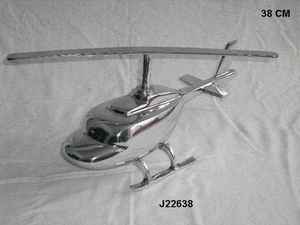 Réplique d'avion en aluminium avec finition miroir en procédé de moulage Sculpture en aluminium métallique décorative - Product Image 6