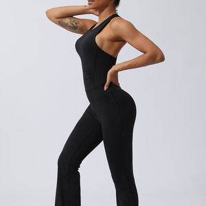 Mono Deportivo de Alta Calidad para Mujer, sin Mangas, para Yoga, Gimnasio, Body Deportivo, Mono Scrunch, Rompers para Mujer - Product Image 2