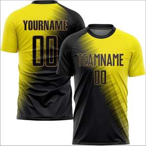 เสื้อฟุตบอลมืออาชีพ unisex เสื้อครึ่งแขนแห้งเร็วผ้าโพลีเอสเตอร์พิมพ์ดิจิตอลโลโก้ตามสั่ง100% ความต้องการสูง - Product Image 4