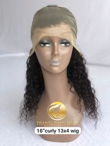Exportación de alta calidad crudo indio templo Virgen al por mayor 16 'Natural rizado 13x4 Hd peluca Frontal de encaje para mujeres negras proveedor indio - Product Image 6