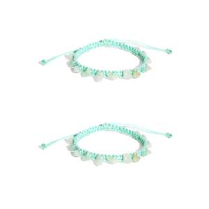 Bracelet élégant fait main Nays Salted Egg Green Querces Jewelry Autumn Fashion Gift for Women Minimalist Style Daily Accessory - Product Image 2