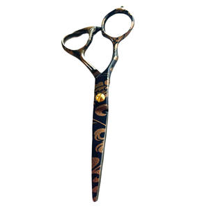 Tijeras de corte de pelo de peluquero de alta calidad, tijera de salón de acero de Metal recubierto de papel de 5,5 pulgadas para salón de belleza - Product Image 5