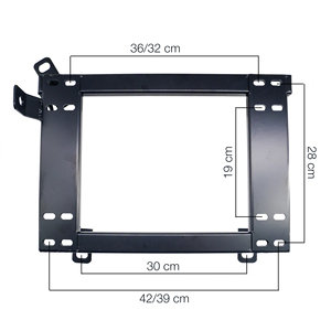 Soporte de fijación del asiento izquierdo Fiat 500 >2007 - Product Image 3