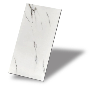 600x1200กระเบื้องพอร์ซเลนสีขาวทันสมัยเคลือบเงามันวาวสำหรับบ้านห้องนอนห้องนั่งเล่นห้องน้ำกระเบื้องปูพื้น - Product Image 1