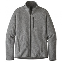 Veste de sport en polaire souple avec fermeture éclair pour homme, tenue décontractée de couleur noire