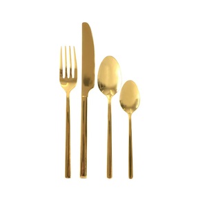 Set de couverts cuillères en laiton design avec qualité exclusive Set de couverts couleur or pour les meilleures ventes - Product Image 5