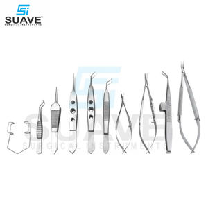 Kit de pinces d'ophtalmologie chirurgicale pour micro-chirurgie oculaire Ensemble de micro-chirurgie d'ophtalmologie oculaire par SUAVE INSTRUMENTS SURGICAUX - Product Image 3