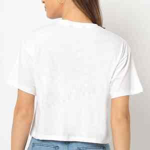 Camiseta Corta Informal para Mujer, Ropa Cómoda y Transpirable, Duradera, con Servicios de Diseño OEM - Product Image 5