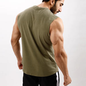 Débardeur en coton de qualité supérieure sans manches Usage quotidien Texture douce Léger Coupe confortable Hommes Look décontracté pour l'extérieur décontracté - Product Image 3