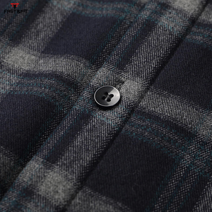 เสื้อเชิ้ตผ้าฟลานเนลผู้ชาย ผลิตอย่างมืออาชีพ ผ้าฝ้าย 100% สกรีนโลโก้ตามสั่ง สวมใส่สบาย ระบายอากาศได้ดี แห้งเร็ว - Product Image 5