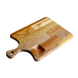 เขียงไม้สำหรับหั่นสี่เหลี่ยมสี่เหลี่ยมใช้ในการเตรียมอาหารปลอดภัยและเป็นมิตรต่อสิ่งแวดล้อม - Product Image 2