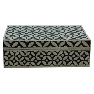 Caja de Joyería de Madera con Incrustaciones de Nácar de Lujo - Color y Logotipo Personalizables, Intrincado Regalo de Boda para Amantes de las Joyas, Servicio OEM - Product Image 1