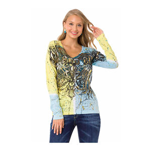 Conjunto de Sudadera Holgada Informal y Moderna para Mujer, con Cuello Redondo y Estampado con Logotipo - Product Image 1