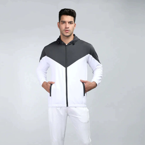Survêtement zippé de créateur personnalisé de qualité supérieure avec logo ensemble de jogging streetwear à la mode vente en gros OEM vêtements de sport pour hommes et femmes - Product Image 4